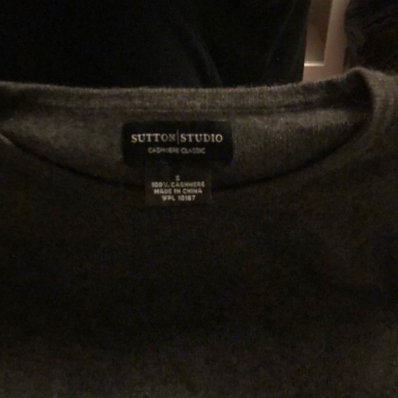 Cashmere sweater gray - Picture 2 of 2